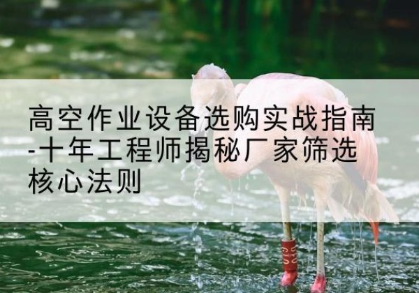 达尔罕茂明安联合旗剪叉式升降机厂家-高空作业设备选购实战指南-十年工程师揭秘厂家筛选核心法则